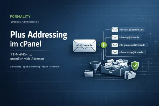 Plus Addressing in cPanel: Die geheime Superkraft Ihrer E-Mail-Adresse