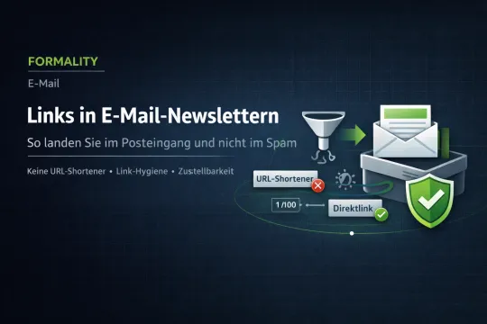 Links im Newsletter richtig setzen: Spam-Filter vermeiden