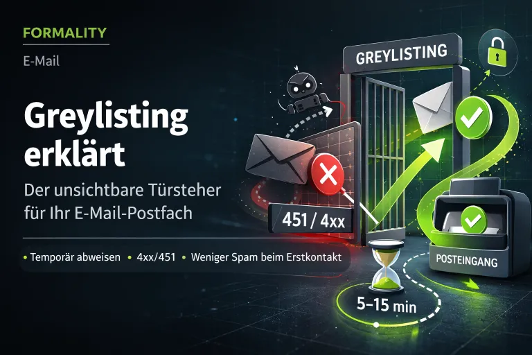 Bild zum Beitrag Greylisting - Der unsichtbare Türsteher