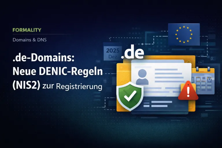Neue Regeln für .de-Domains: Was Sie ab sofort bei der Registrierung beachten müssen
